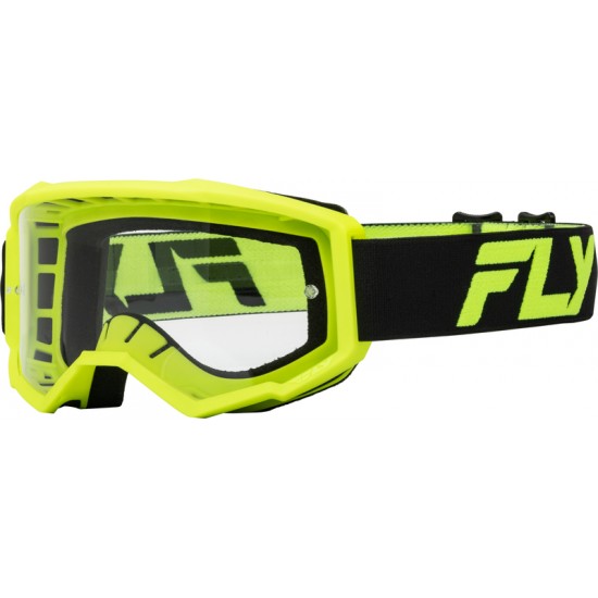 Óculos Fly Racing Focus Black / Yellow Fluo