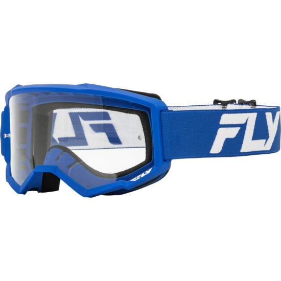 Óculos Fly Racing Focus Blue / White