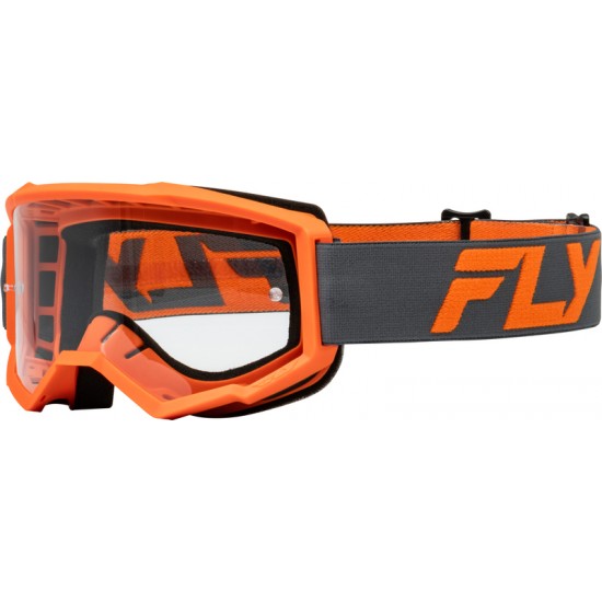 Óculos Fly Racing Focus Charcoal / Orange