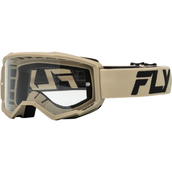 Óculos Fly Racing Focus Cáqui / Black