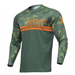 Camisola Thor Sector Digi Camo Forest Grren
