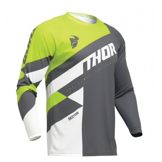 Camisola Thor Sector Checker Charcoal / Acid