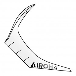 Spoiler Traseiro Airoh GP 550 S Branco / Amarelo Brilhante