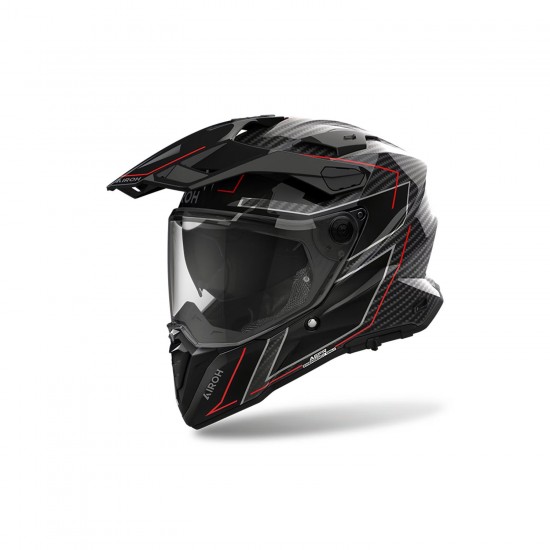 Capacete Airoh Commander 2 Carbon Stylish Gloss
