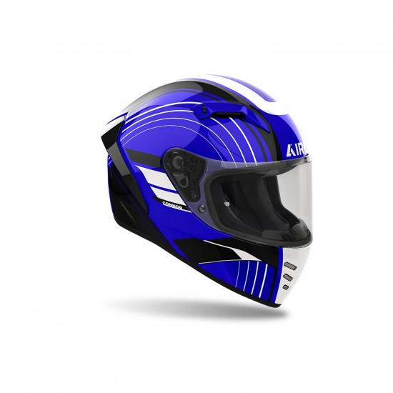 Capacete Airoh Connor Achieve Blue Gloss