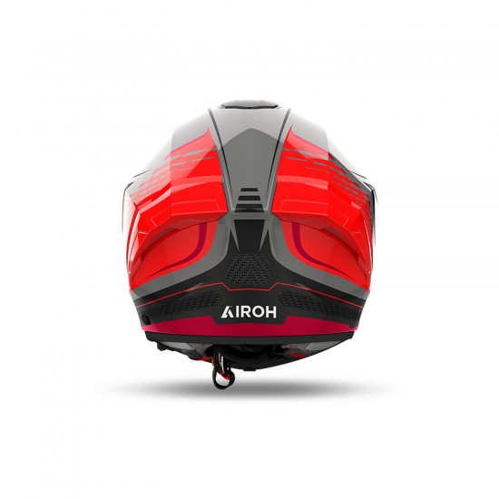 Capacete Airoh Matryx Rocket Red Fluo Gloss