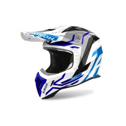 Capacete Airoh Aviator Ace 2 Ground Blue Gloss