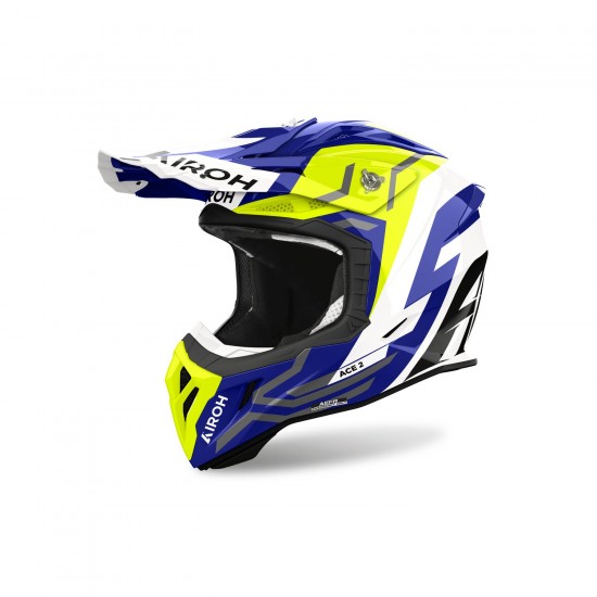 Capacete Airoh Aviator Ace 2 Ground Yellow Gloss