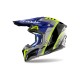Capacete Airoh Aviator 3 Hima Blue Gloss
