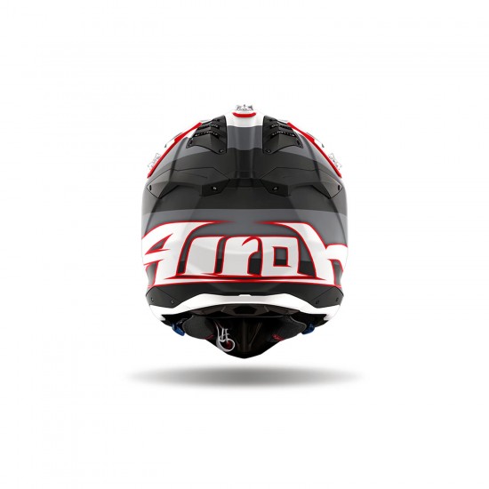 Capacete Airoh Aviator 3 Monarch Grey / Red Matt
