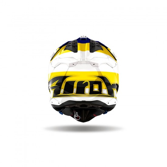 Capacete Airoh Aviator 3 Monarch Blue / Yellow Gloss