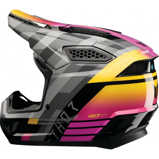 Capacete Thor Fleet Camber Pink / Gray / Black