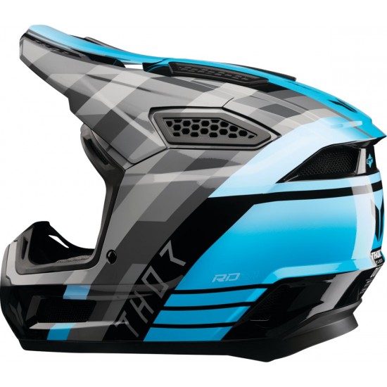Capacete Thor Fleet Camber Gray / Blue / Black