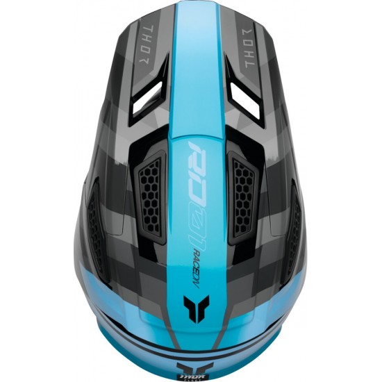 Capacete Thor Fleet Camber Gray / Blue / Black