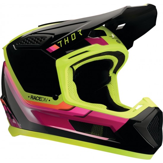 Capacete Thor Fleet Defy Black / Acid
