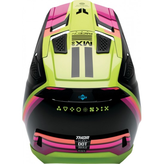 Capacete Thor Fleet Defy Black / Acid