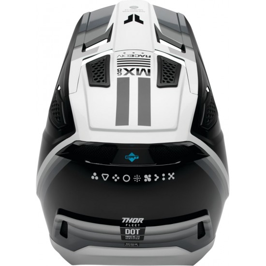 Capacete Thor Fleet Defy Black / White