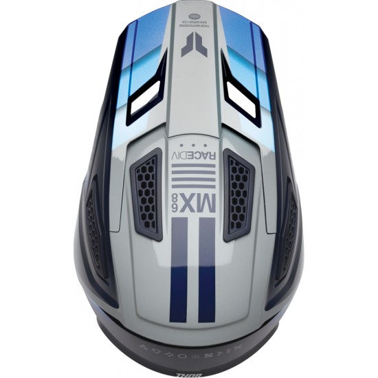 Capacete Thor Fleet Defy Blue / Gray