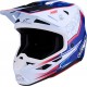 Capacete Alpinestars SM7 Blaster White / Blue / Red Glossy