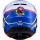 Capacete Alpinestars SM7 Blaster White / Blue / Red Glossy