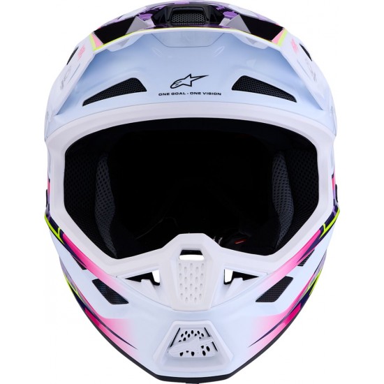 Capacete Alpinestars SM7 Blaster Purple / Pink / White Glossy