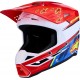 Capacete Alpinestars SM3 Falcon Red Fluo / White / Blue / Yellow Fluo Glossy