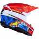Capacete Alpinestars SM3 Falcon Red Fluo / White / Blue / Yellow Fluo Glossy