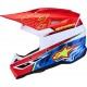 Capacete Alpinestars SM3 Falcon Red Fluo / White / Blue / Yellow Fluo Glossy