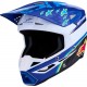 Capacete Alpinestars SM3 Falcon Blue / White / Black / Pink Fluo / Yellow Fluo Glossy