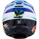 Capacete Alpinestars SM3 Falcon Blue / White / Black / Pink Fluo / Yellow Fluo Glossy