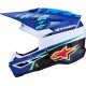 Capacete Alpinestars SM3 Falcon Blue / White / Black / Pink Fluo / Yellow Fluo Glossy
