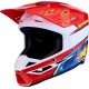 Capacete Criança Alpinestars SM3 Falcon Red Fluo / White / Blue / Yellow Fluo Glossy