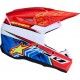 Capacete Criança Alpinestars SM3 Falcon Red Fluo / White / Blue / Yellow Fluo Glossy