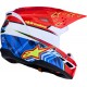 Capacete Criança Alpinestars SM3 Falcon Red Fluo / White / Blue / Yellow Fluo Glossy
