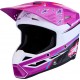 Capacete Criança Alpinestars SM3 Falcon Purple / White / Black / Pink Fluo Glossy