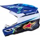 Capacete Criança Alpinestars SM3 Falcon Blue / White / Black / Pink Fluo / Yellow Fluo Glossy