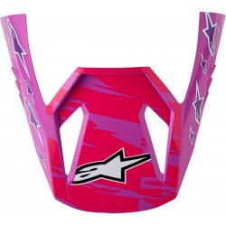 Pala Capacete Alpinestars SM3 Falcon Purple / White / Black / Pink Fluo Glossy