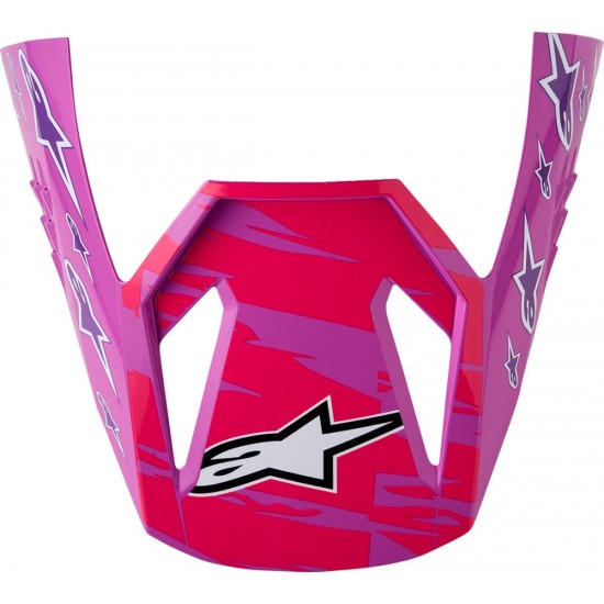 Pala Capacete Alpinestars SM3 Falcon Purple / White / Black / Pink Fluo Glossy