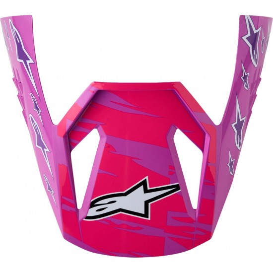 Pala Capacete Criança Alpinestars SM3 Falcon Purple / White / Black / Pink Fluo Glossy
