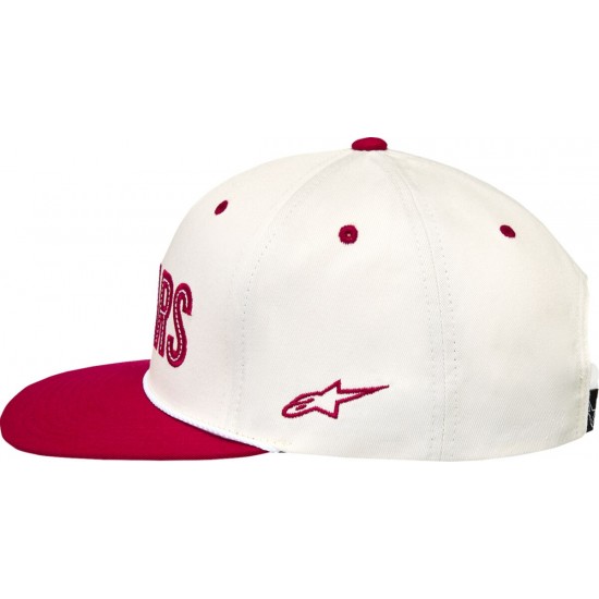 Boné Alpinestars Stadium Snapback Off White / Red