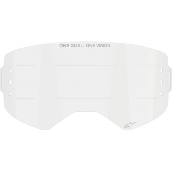 Lente Alpinestars Supertech Para Roll-Off Wide Vision