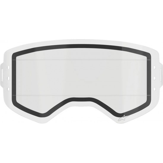 Lente Dupla Alpinestars Supertech Para Roll-Off Wide Vision Transparente