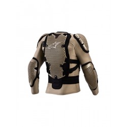 Colete Alpinestars Bionic Action V3 Aluminum / Black / Red Fluo