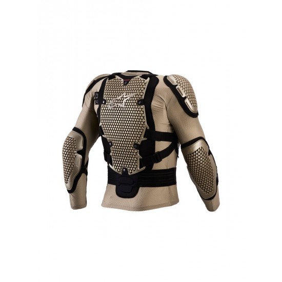 Colete Alpinestars Bionic Action V3 Aluminum / Black / Red Fluo