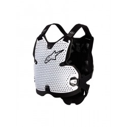 Colete Peitoral Alpinestars Bionic Action V2 White / Black