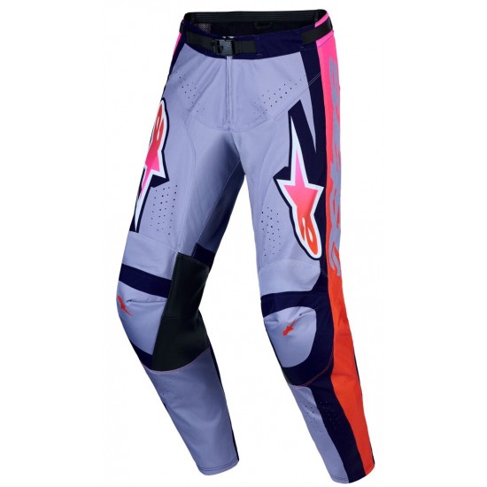 Calças Alpinestars Racer Air Hunt Light Violet / Deep Purple / Pink Fluo
