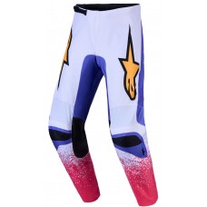 Calças Alpinestars Fluid Drag Light Lilac / Blue / Iris Gold