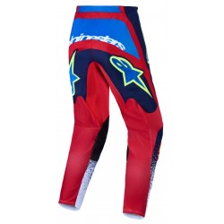 Calças Alpinestars Fluid Drag Blue Navy / Fire Red / White