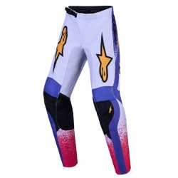 Calças Criança Alpinestars Fluid Drag Light Lilac / Blue / Iris Gold