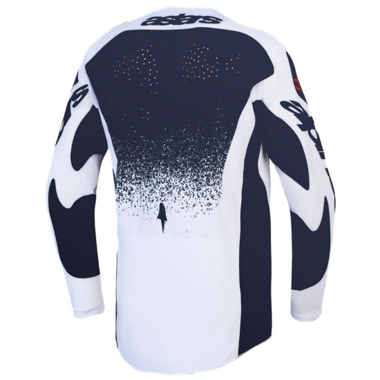 Camisola Alpinestars Techstar Swan Light Lilac / Dark Gray / Red Fluo